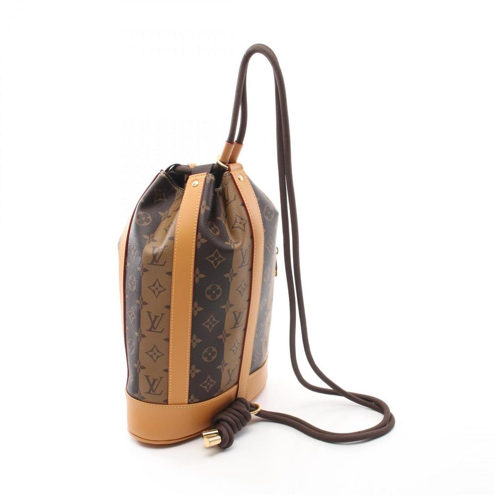 LOUIS VUITTON x NIGO Randonne Shoulder Bag Coated Canvas Leather Monogram Str... - Picture 3 of 9